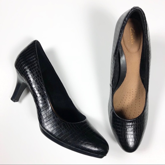 clarks snake print boots